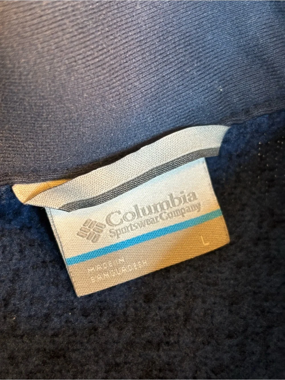 Columbia Men's Blue Full-Zip Fleece Jacket